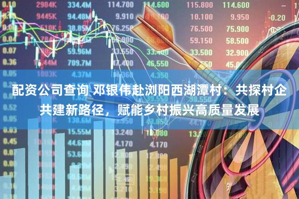 配资公司查询 邓银伟赴浏阳西湖潭村：共探村企共建新路径，赋能乡村振兴高质量发展